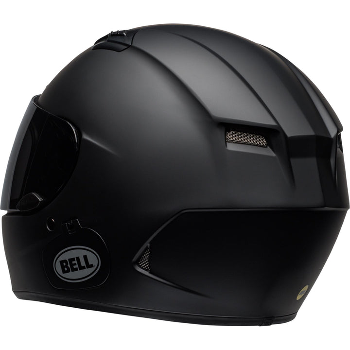 Bell Qualifier DLX MIPS Motorcycle Full Face Helmet Matte Black - Rear Left Side View