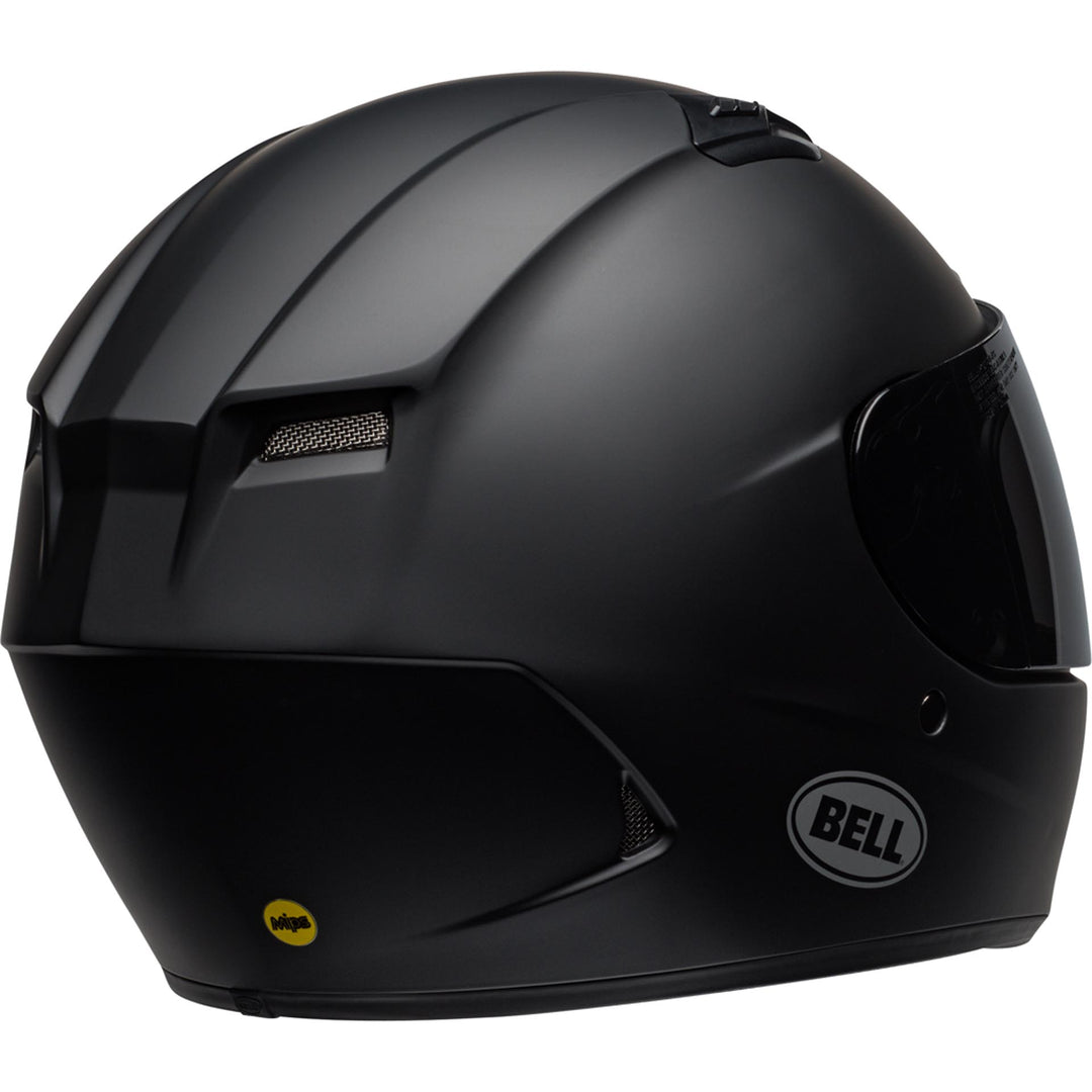 Bell Qualifier DLX MIPS Motorcycle Full Face Helmet Matte Black - Rear Right Side View