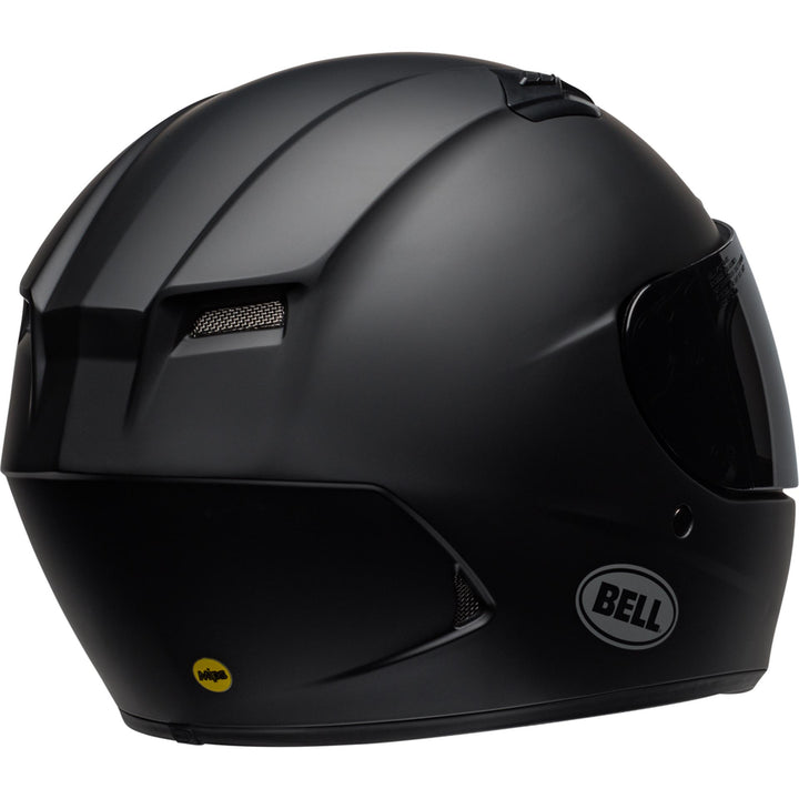 Bell Qualifier DLX MIPS Motorcycle Full Face Helmet Matte Black - Rear Right Side View