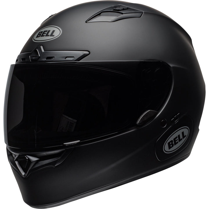 Bell Qualifier DLX MIPS Motorcycle Full Face Helmet Matte Black - Front Left Side View