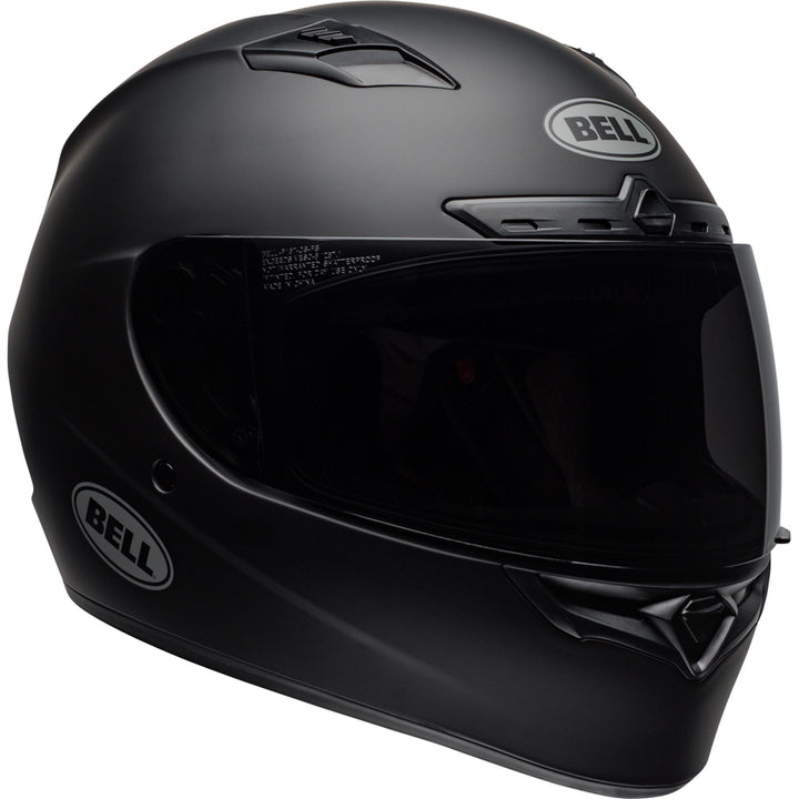 Bell Qualifier DLX MIPS Motorcycle Full Face Helmet Matte Black - Front Right Side View