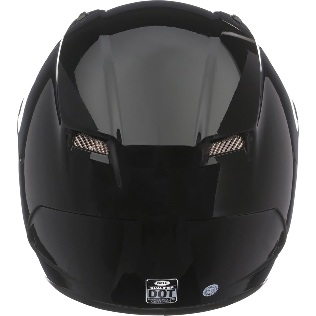 Bell Qualifier Motorcycle Full Face Helmet Gloss Black - Rear View