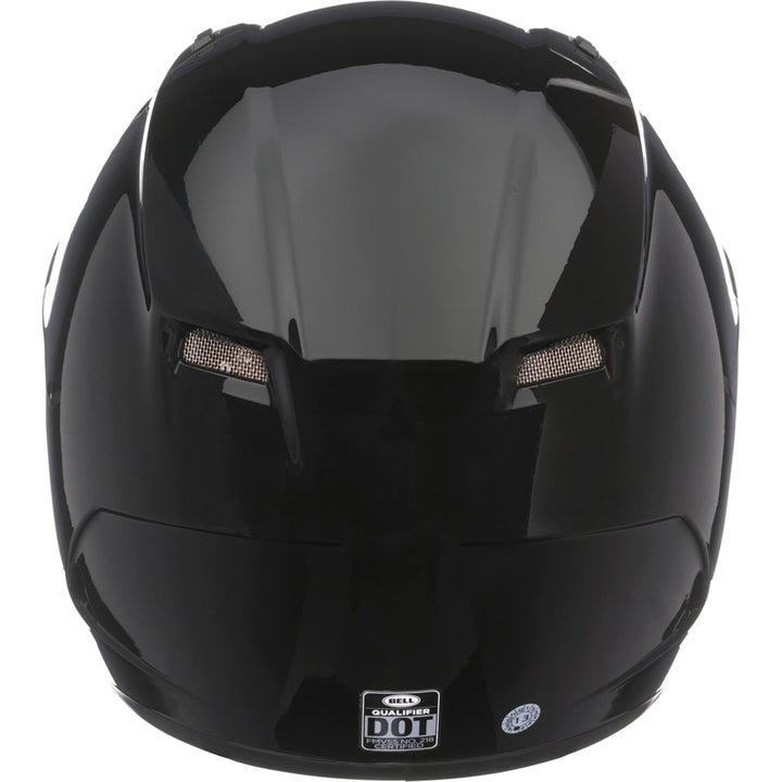 Bell Qualifier Motorcycle Full Face Helmet Gloss Black - Rear View