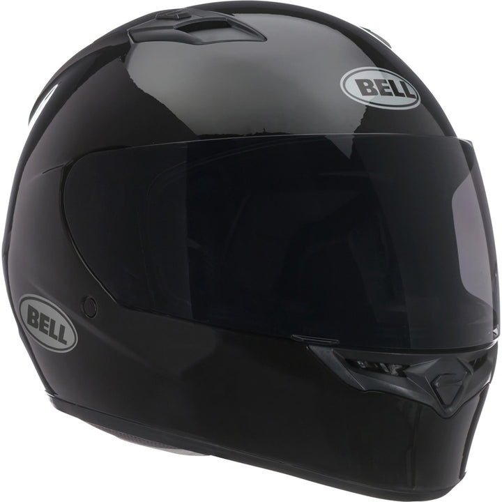 Bell Qualifier Motorcycle Full Face Helmet Gloss Black - Front Right Side View
