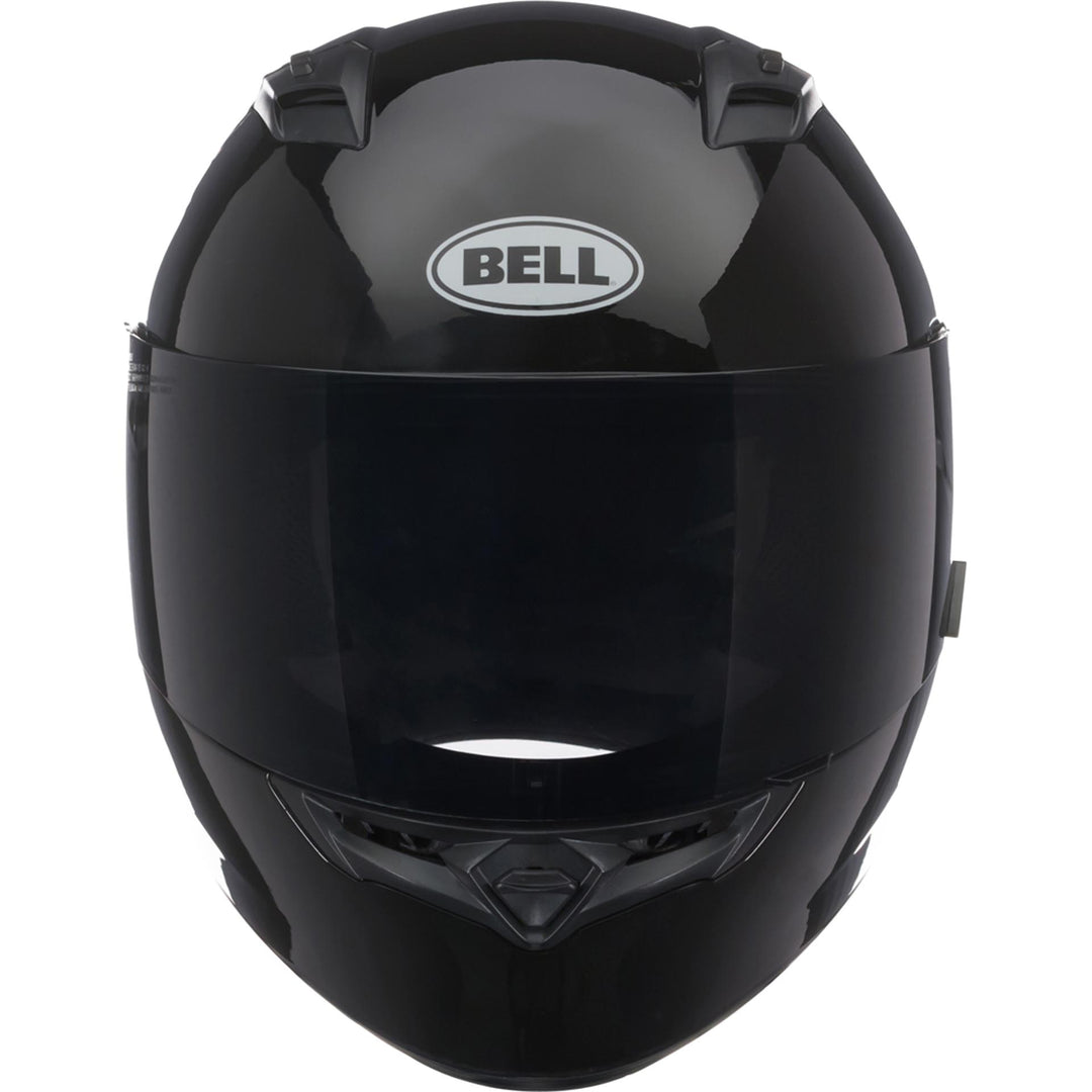 Bell Qualifier Motorcycle Full Face Helmet Gloss Black - Front View