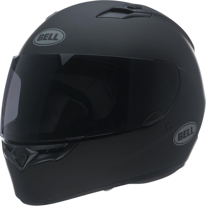 Bell Qualifier Motorcycle Full Face Helmet Matte Black - Front Left Side View