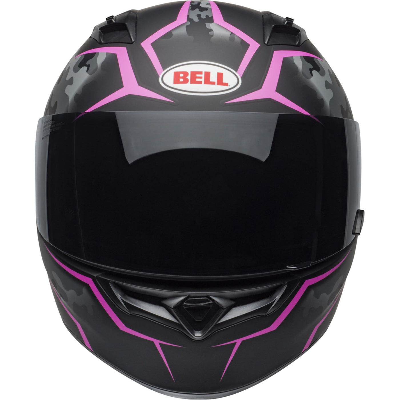 Bell Qualifier Motorcycle Full Face Helmet Stealth Camo Matte Black/Pink