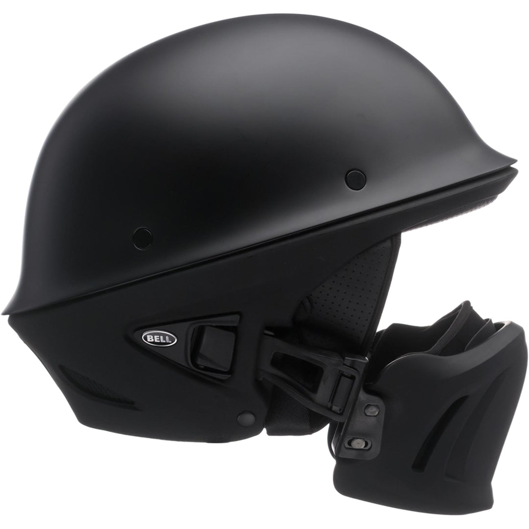 Bell Rogue Motorcycle Half Helmet Matte Black - Right Side View