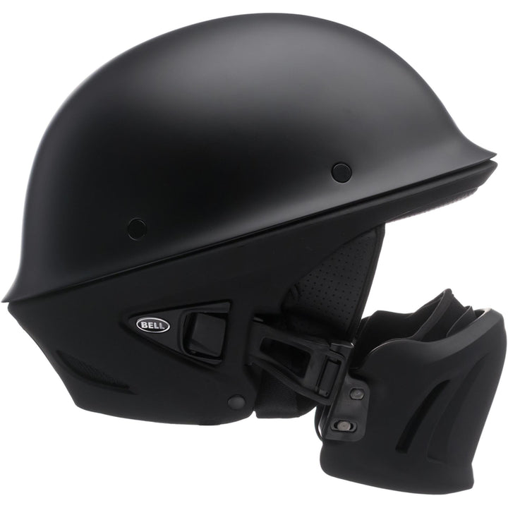 Bell Rogue Motorcycle Half Helmet Matte Black - Right Side View