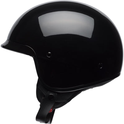 Bell Scout Air Motorcycle Open Face and 3/4 Helmet Gloss Black - Left Side View