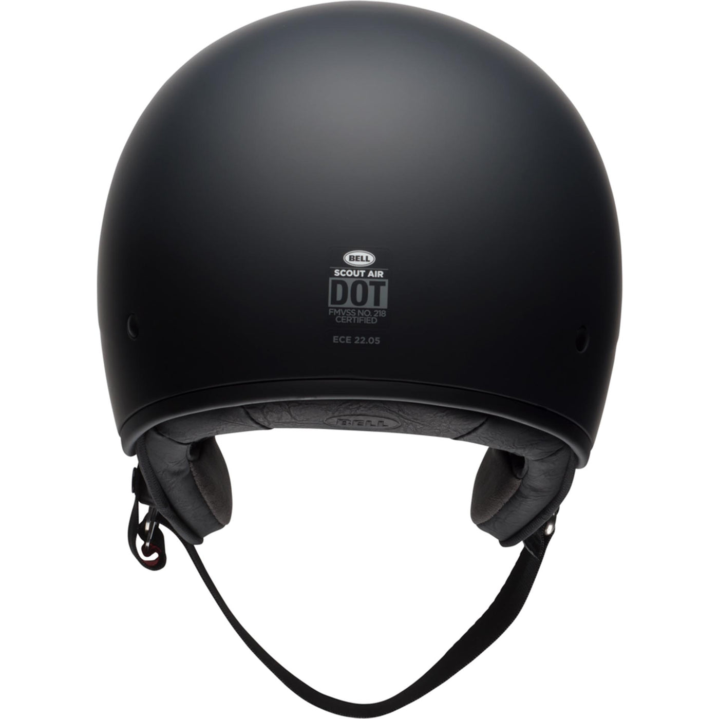 Bell Scout Air Motorcycle Open Face and 3/4 Helmet Matte Black