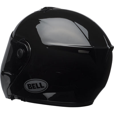 Bell SRT Modular Motorcycle Modular Helmet Gloss Black - Front Left Side View