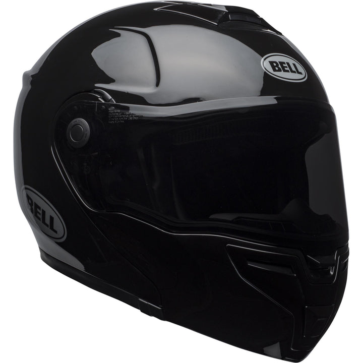 Bell SRT Modular Motorcycle Modular Helmet Gloss Black - Front Right Side View