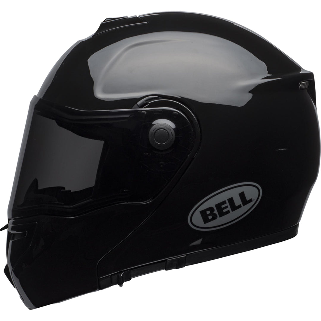 Bell SRT Modular Motorcycle Modular Helmet Gloss Black - Left Side View