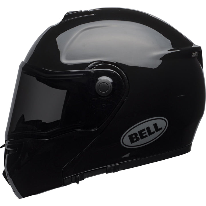 Bell SRT Modular Motorcycle Modular Helmet Gloss Black - Left Side View