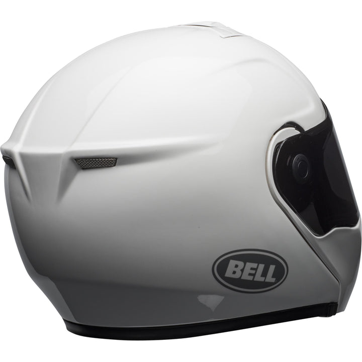 Bell SRT Modular Motorcycle Modular Helmet Gloss White - Rear Right Side View