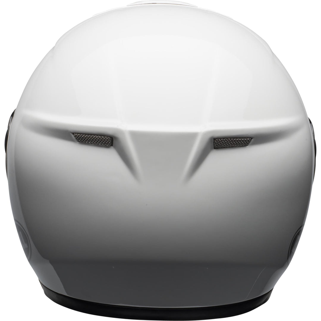 Bell SRT Modular Motorcycle Modular Helmet Gloss White - Rear View