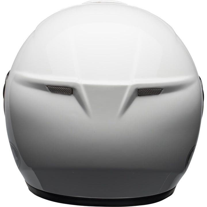 Bell SRT Modular Motorcycle Modular Helmet Gloss White - Rear View
