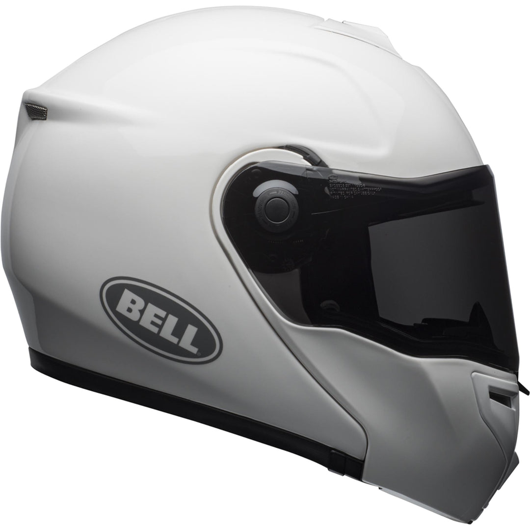 Bell SRT Modular Motorcycle Modular Helmet Gloss White - Right Side View