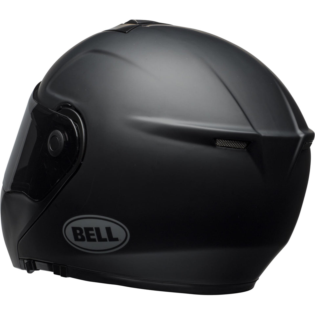Bell SRT Modular Motorcycle Modular Helmet Matte Black - Rear Left Side View