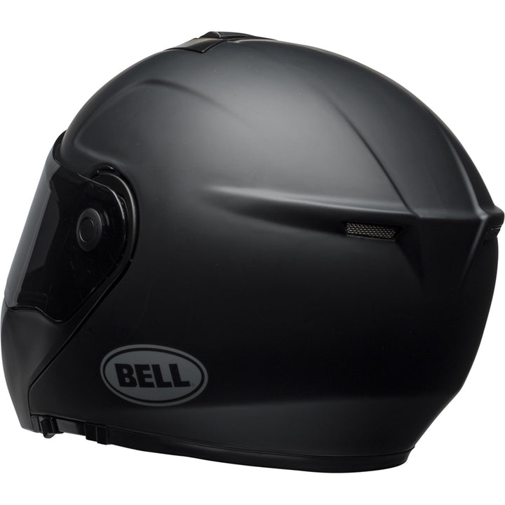 Bell SRT Modular Motorcycle Modular Helmet Matte Black - Rear Left Side View