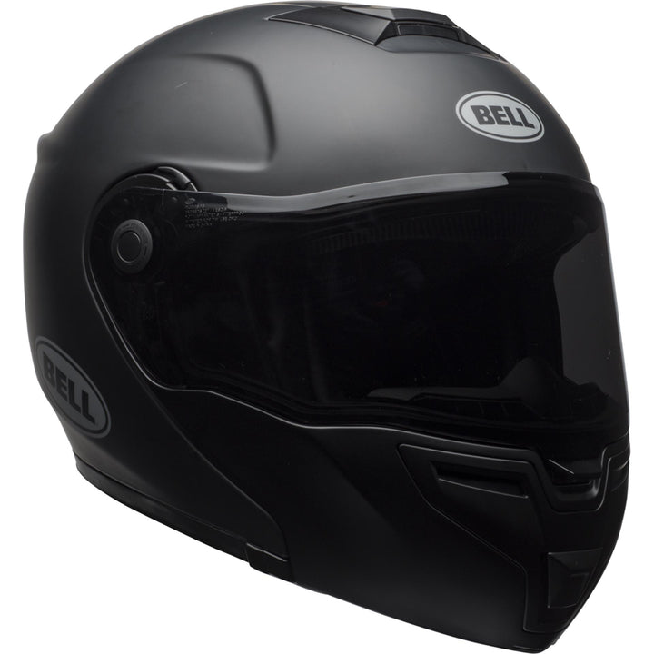 Bell SRT Modular Motorcycle Modular Helmet Matte Black - Front Right Side View
