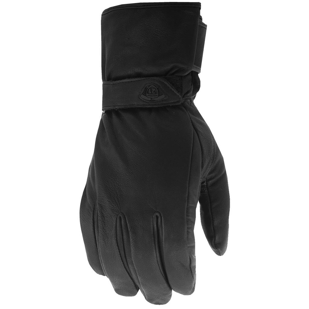Highway 21 Granite Cold Weather Glove Black - Back of Hand View
