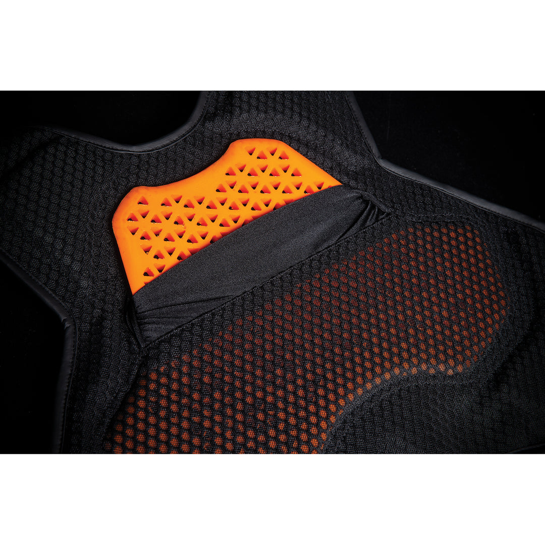 ICON Field Armor 3™ Vest Stealth - Close-up of Armor Insert Partially Pulled Out from Slot