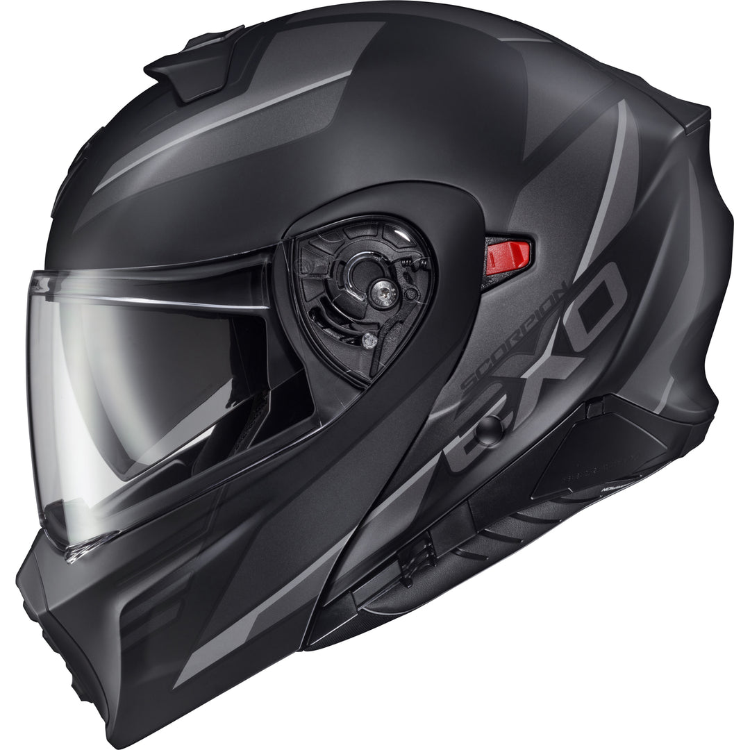 SCORPION EXO EXO-GT930 Transformer Helmet Modulus Black - Side View