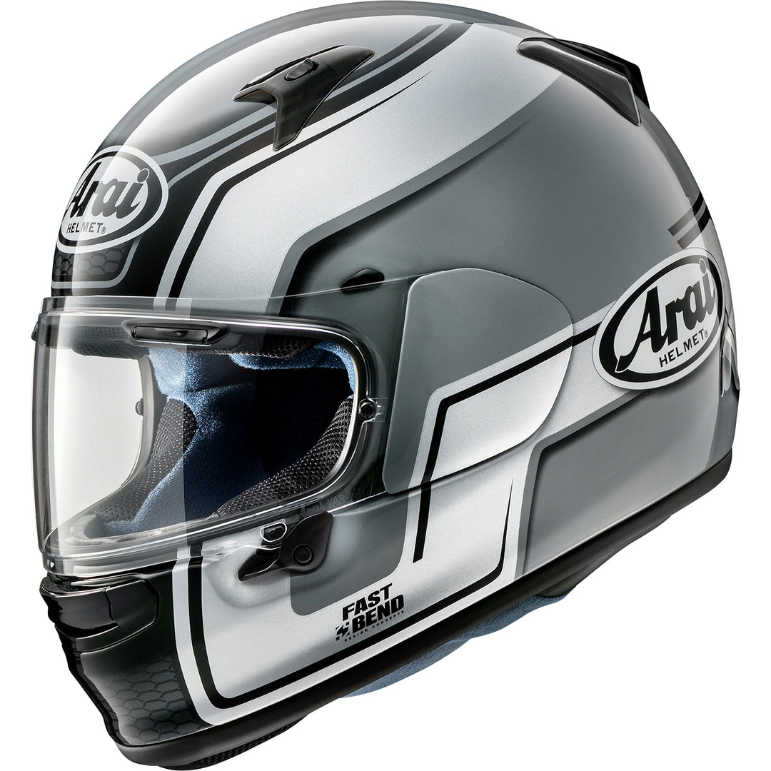 Arai Regent-X Bend Helmet Silver - Side View