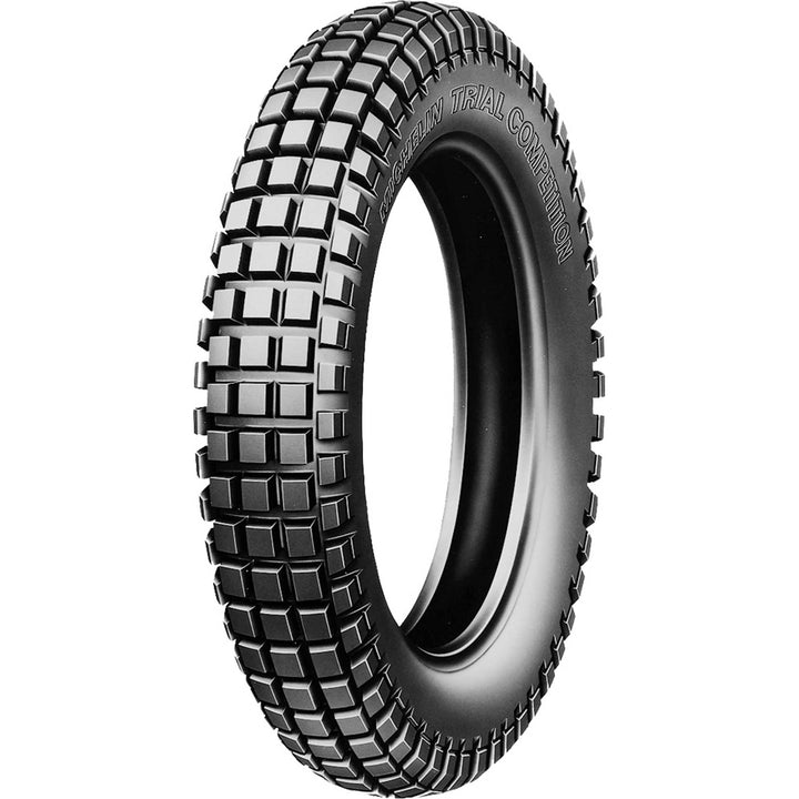 Michelin Trial X-Light Tire Front - Angled Side View