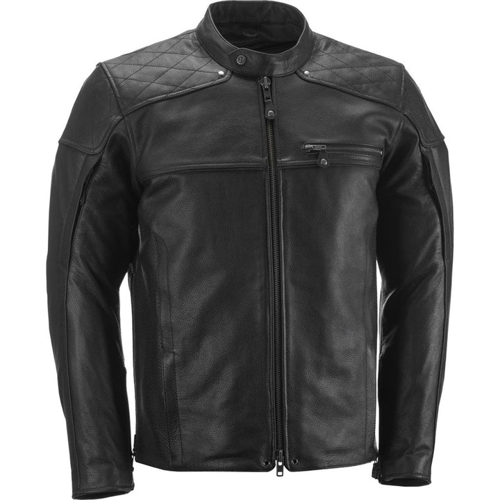 Highway 21 Gasser Jacket Black - Front View