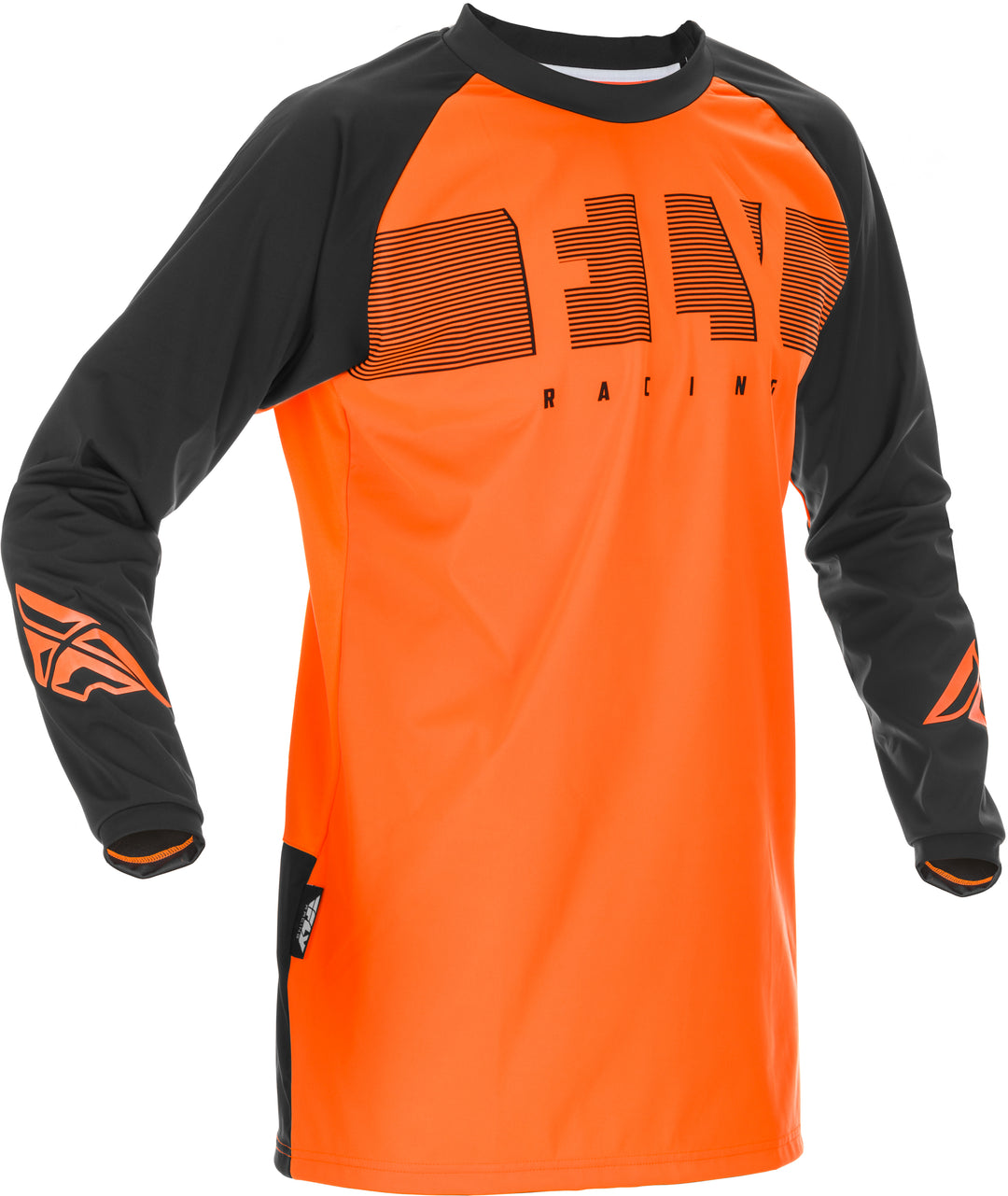 Fly Racing Windproof Jersey Orange/Black - Front View