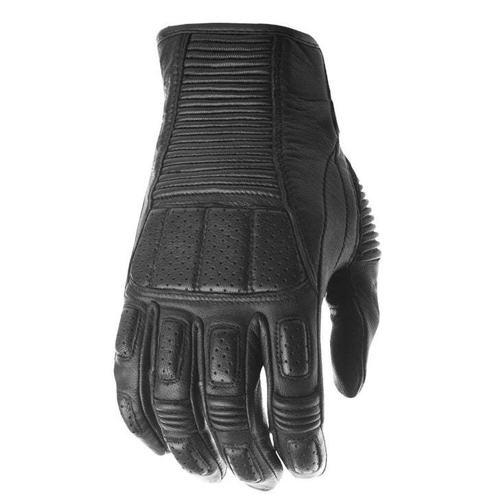 Highway 21 Trigger Glove Black - Back of Hand View