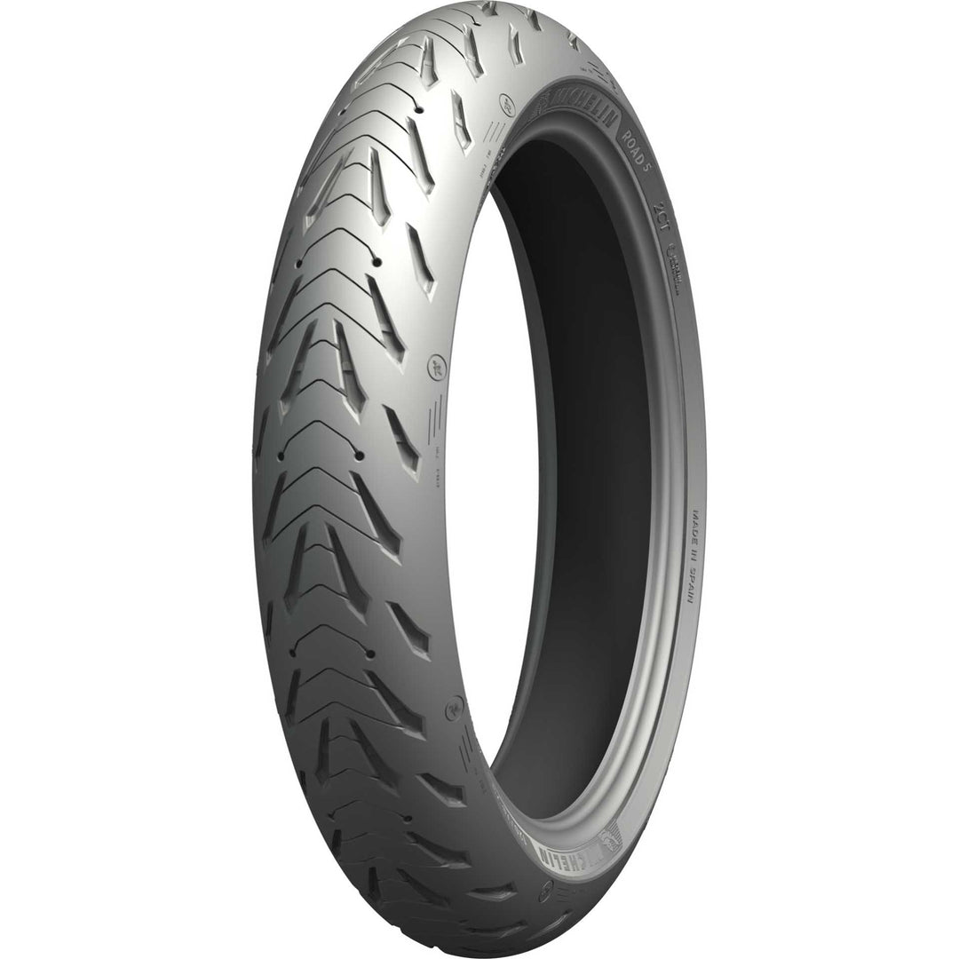 Michelin Road 5 Tire Front - Angled Side View