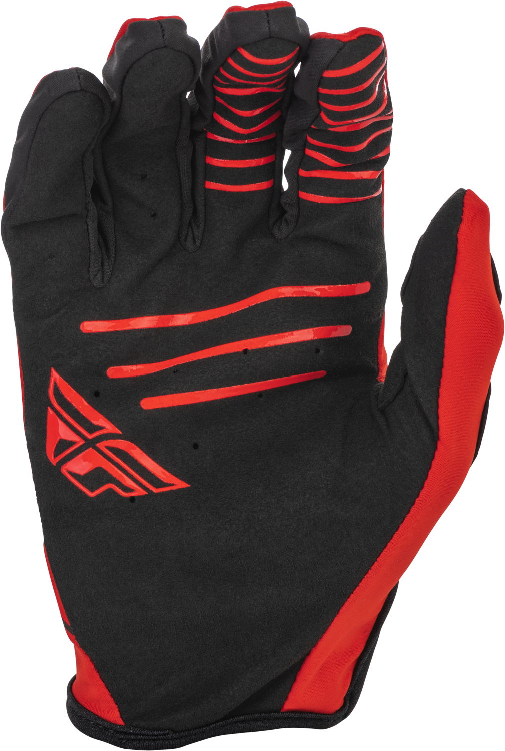 Fly Racing Youth Windproof Lite Gloves Black/Red - Palm View