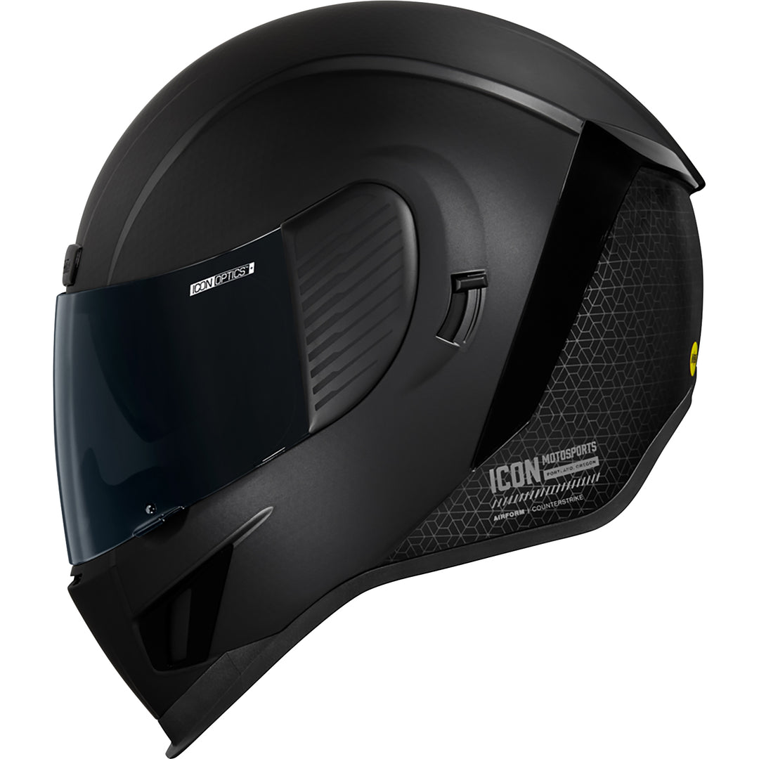 ICON Airform™ Counterstrike MIPS® Helmet Black - Left Side View
