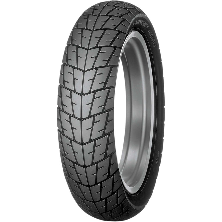 Dunlop K330 Tire Rear - Angled Side View