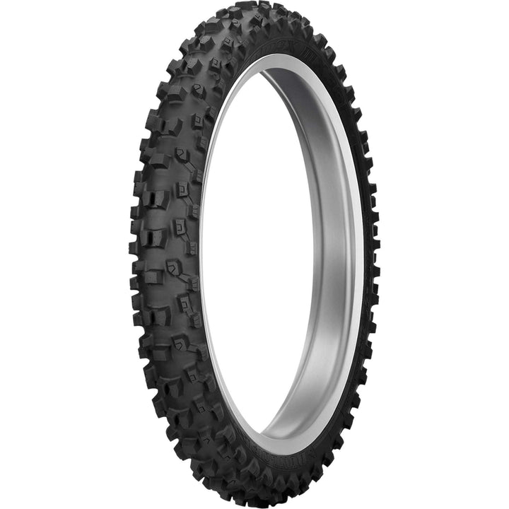 Dunlop Geomax MX33 Tire Front - Angled Side View