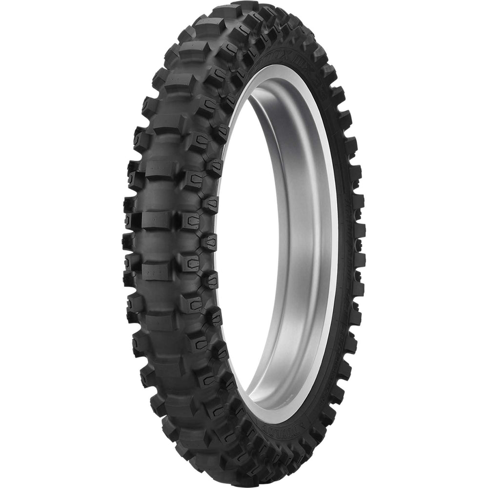 Dunlop Geomax MX33 Tire Rear - Angled Side View