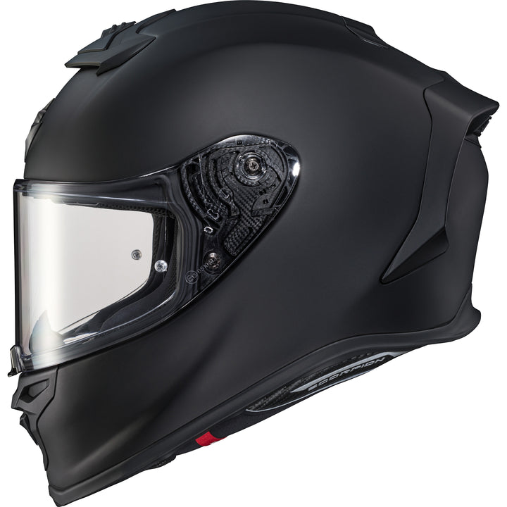SCORPION EXO EXO-R1 Air Solid Helmet Matte Black - Side View