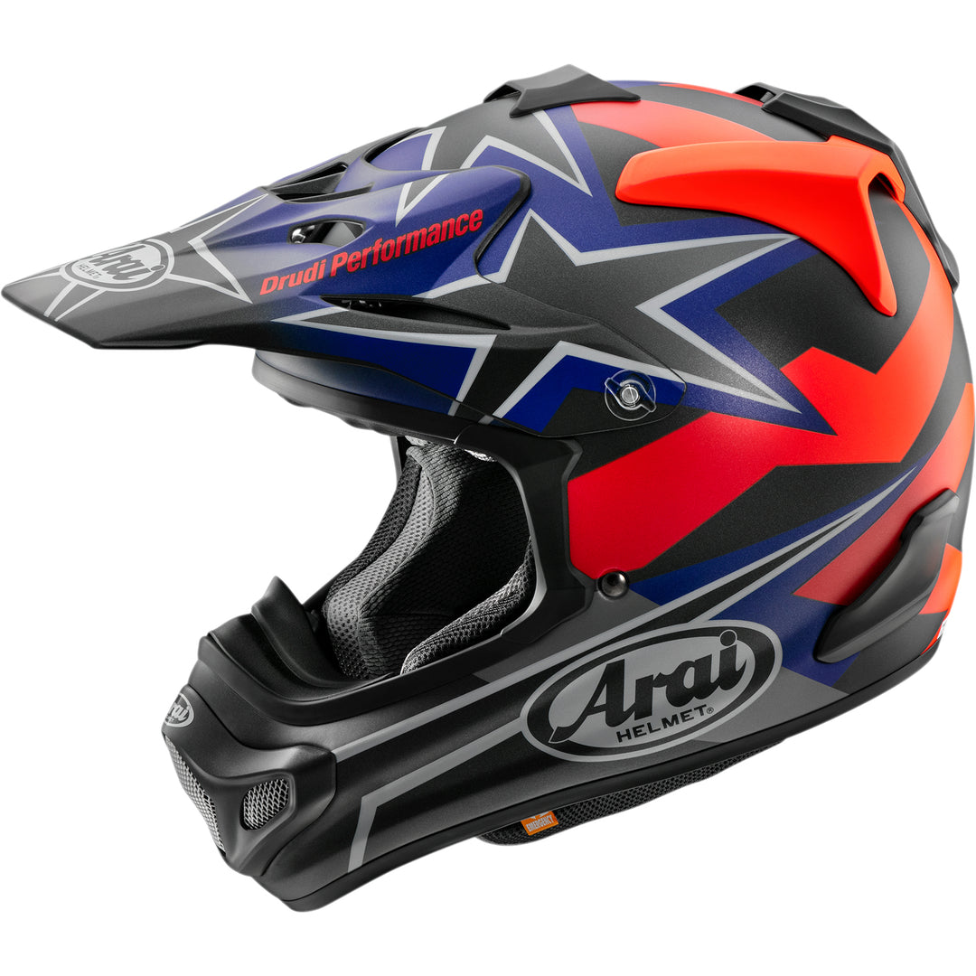 Arai VX-Pro4 Stars & Stripes Helmet Black Frost - Side View