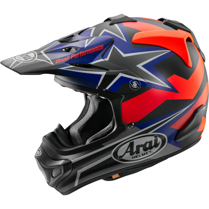 Arai VX-Pro4 Stars & Stripes Helmet Black Frost - Side View