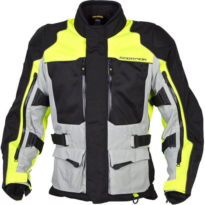 SCORPION EXO Yosemite XDR Jacket Hi-Vis Yellow - Front View