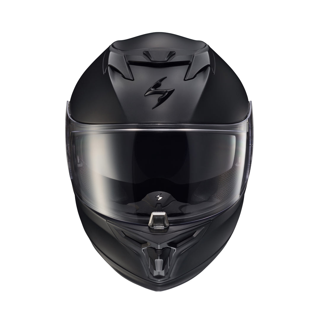 SCORPION EXO EXO-T520 Helmet Matte Black - Front View