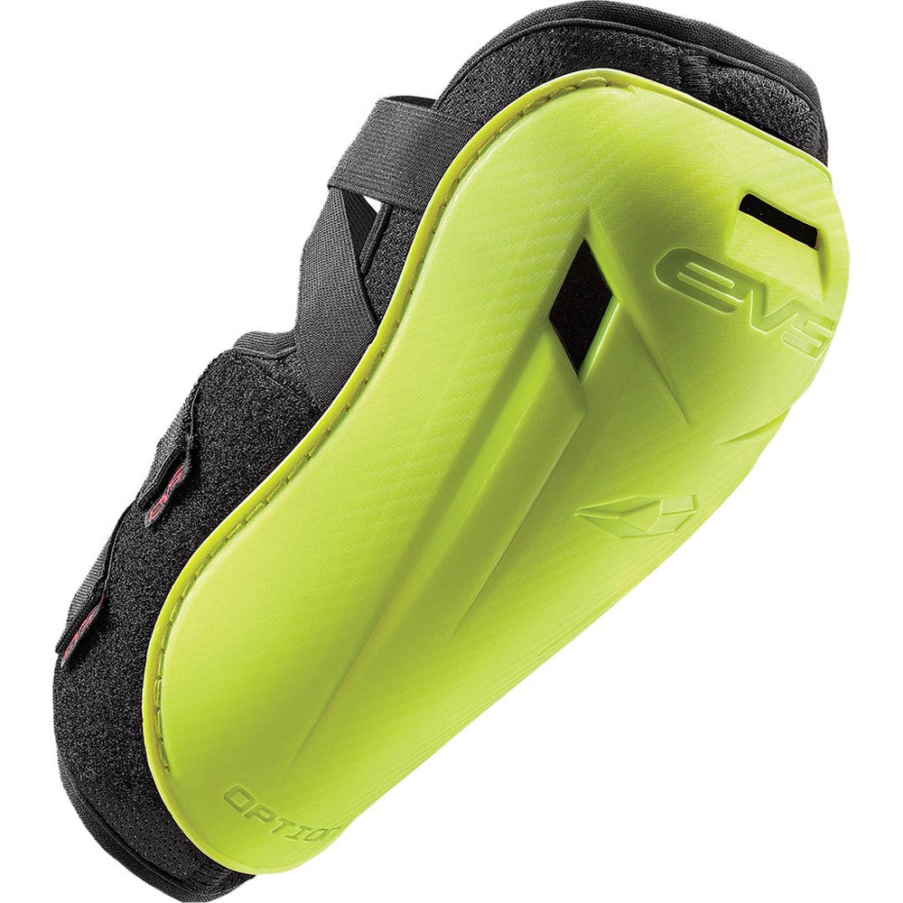 EVS Sports Option Elbow Guards Hi-Vis - Front Side View