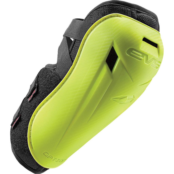 EVS Sports Option Elbow Guards Hi-Vis - Front Side View