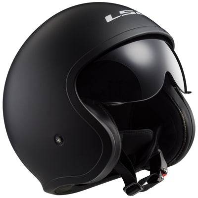 LS2 Helmets Spitfire Solid Motorcycle Open Face & 3/4 Helmet