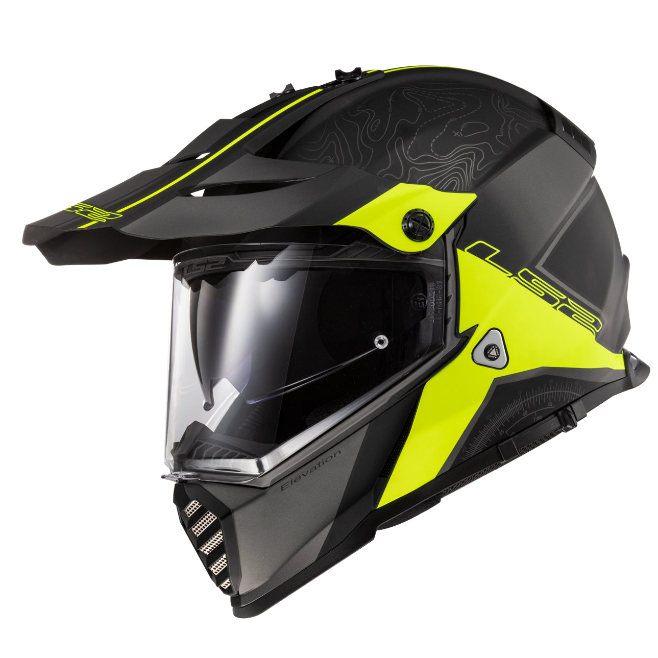 LS2 Helmets Blaze Elevation Motorcycle Dual Sport Helmet