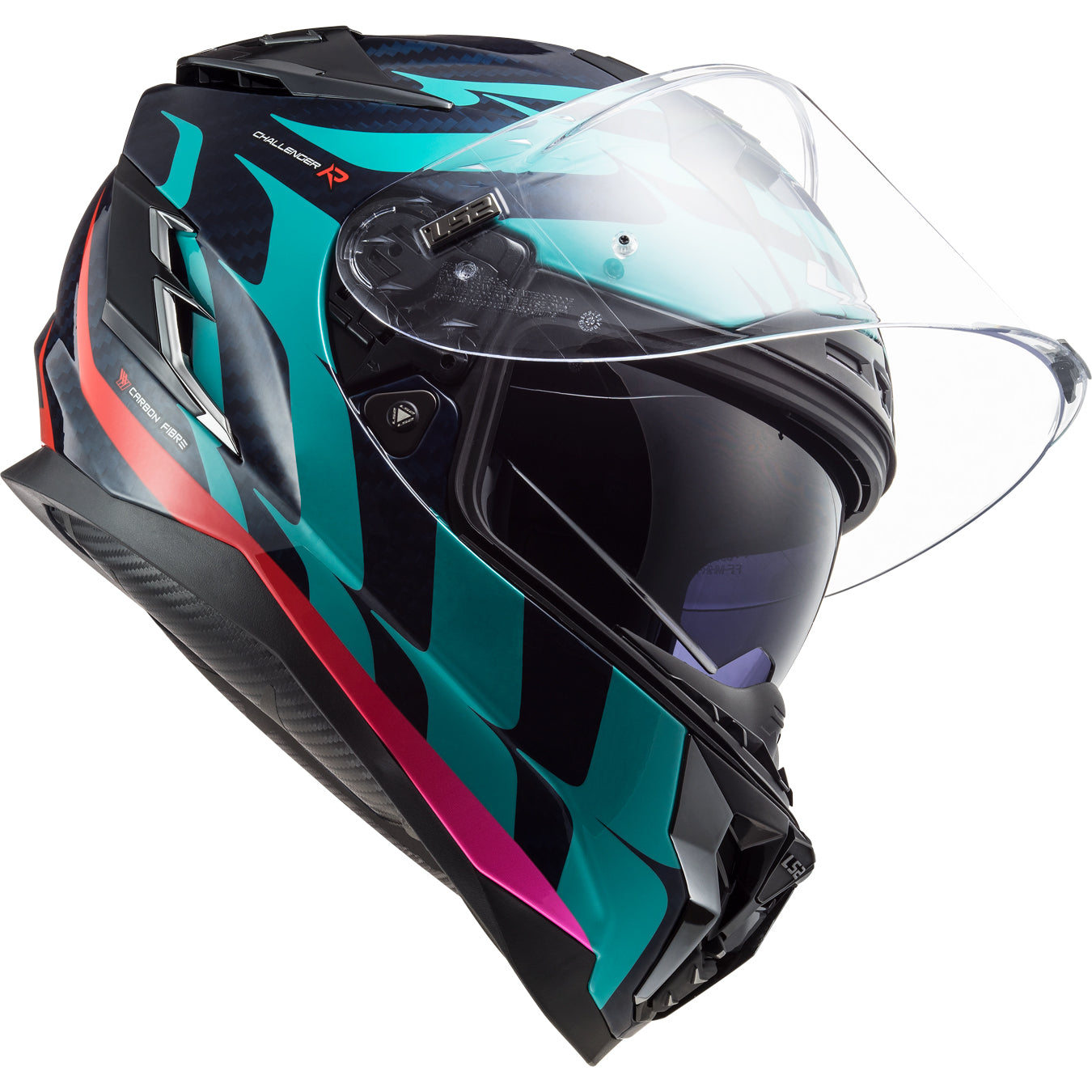 LS2 Helmets Challenger C Flames Motorcycle Full Face Helmet